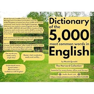 Dictionary of the 5000 Most Common Words in English Audiobook By Musab Qureshi cover art