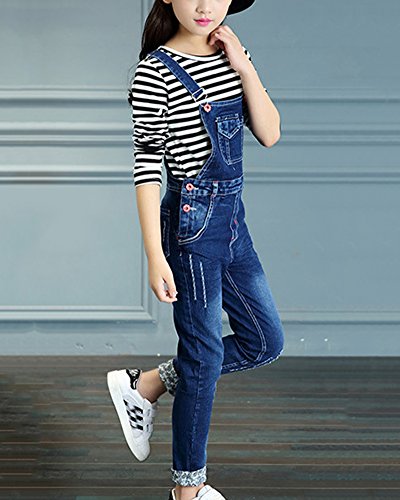 ShiFan Salopette Jeans Ragazza Bambini Tute Intere...