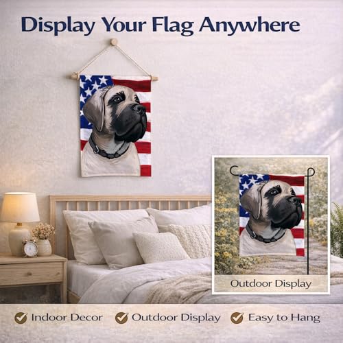 Drapeau Mastiff Anglais petit format décoration extérieure multicolore - 8