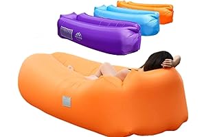 WEKAPO Inflatable Lounger Air Sofa Chair - Portable Beach Boat for Camping & Hiking