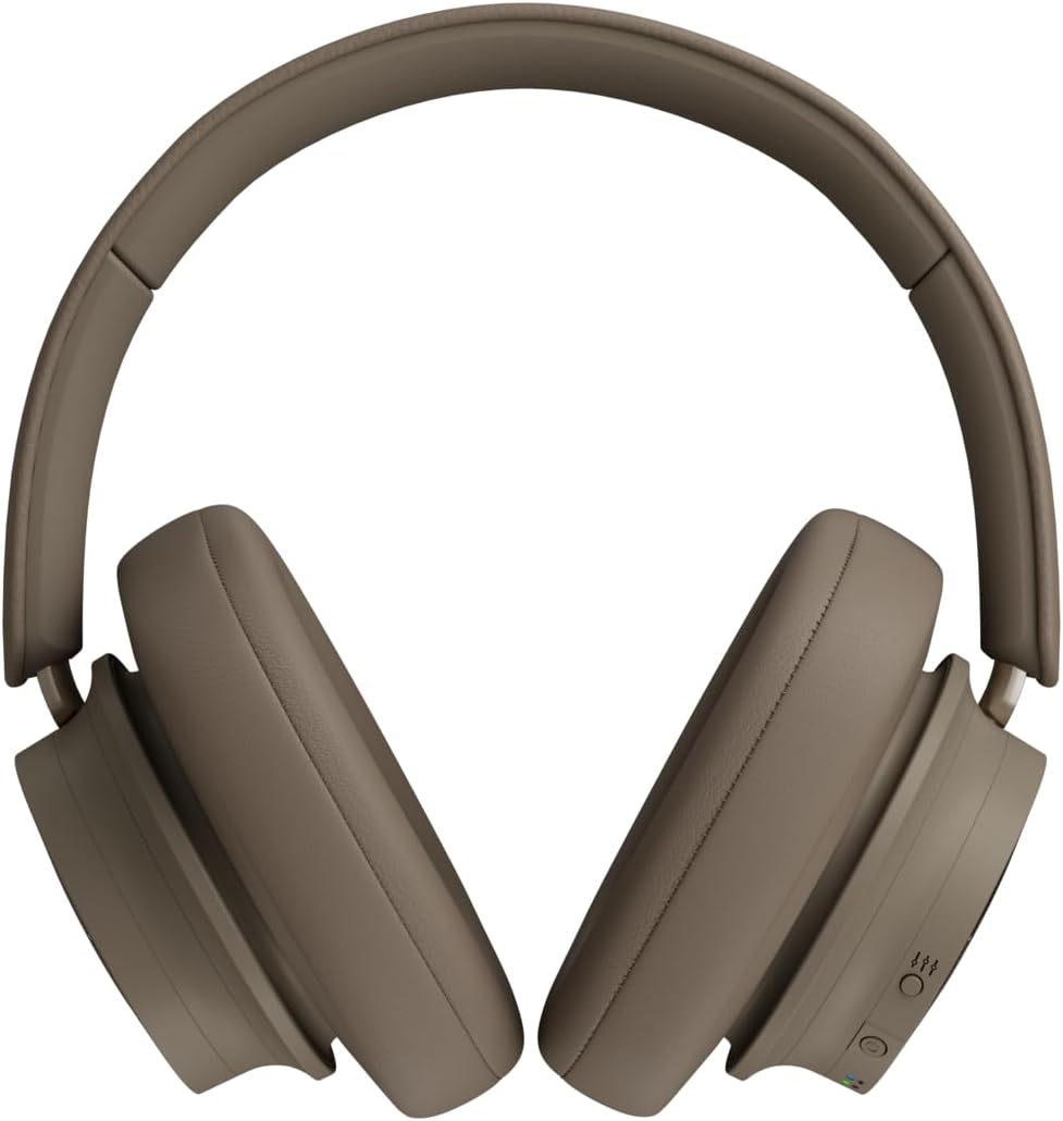 DALI IO-12 Over-The-Ear Wireless/Wired Hi-Fi Headphones with ANC, Bluetooth AptX & Patented SMC Driver Technology, 35 Hours Battery Life - Dark Chocolate