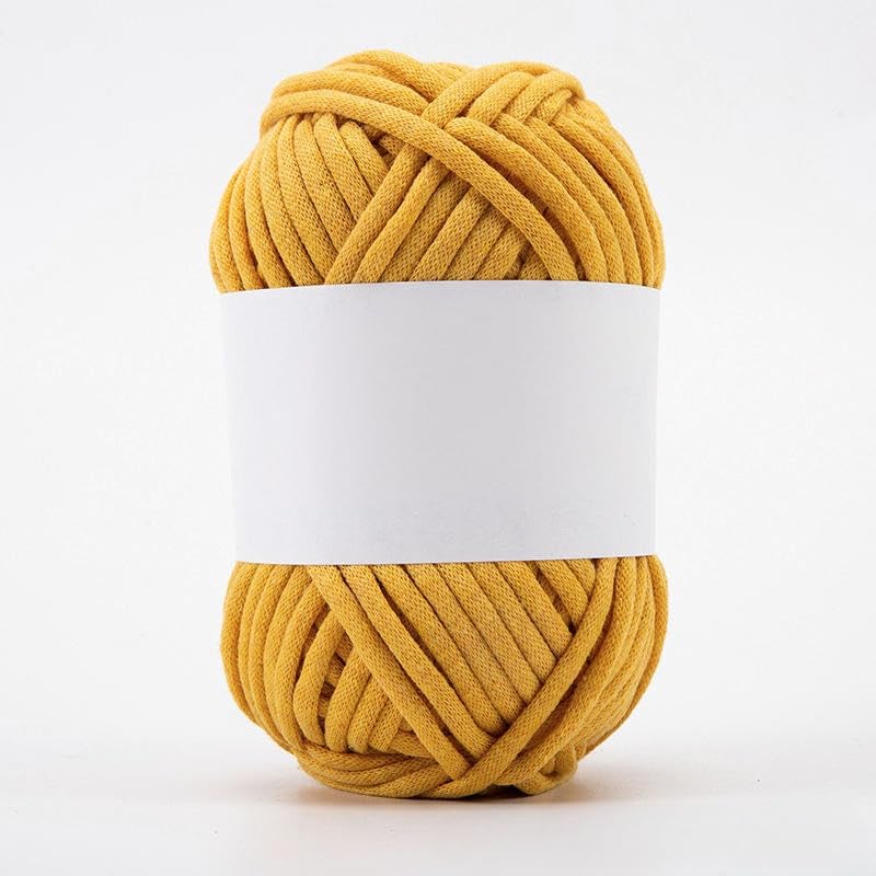 Hilo de algodón Grueso 5x100 g, Hilo de algodón de Colores para Crochet, para Tejer a Mano Gorros, Bolsos, Mantas y Manualidades