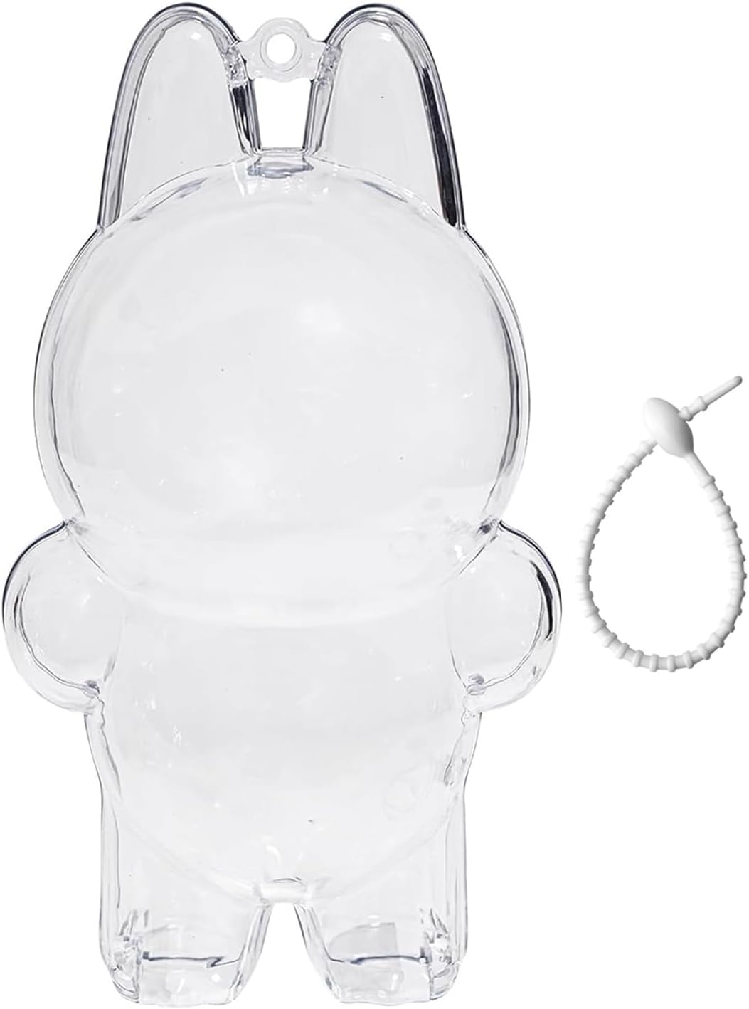 Protective Case for L A B 2.0 Doll Display Box, Standing Case,Clear Display Case with Keychain(No Doll, 1Pcs Standing)