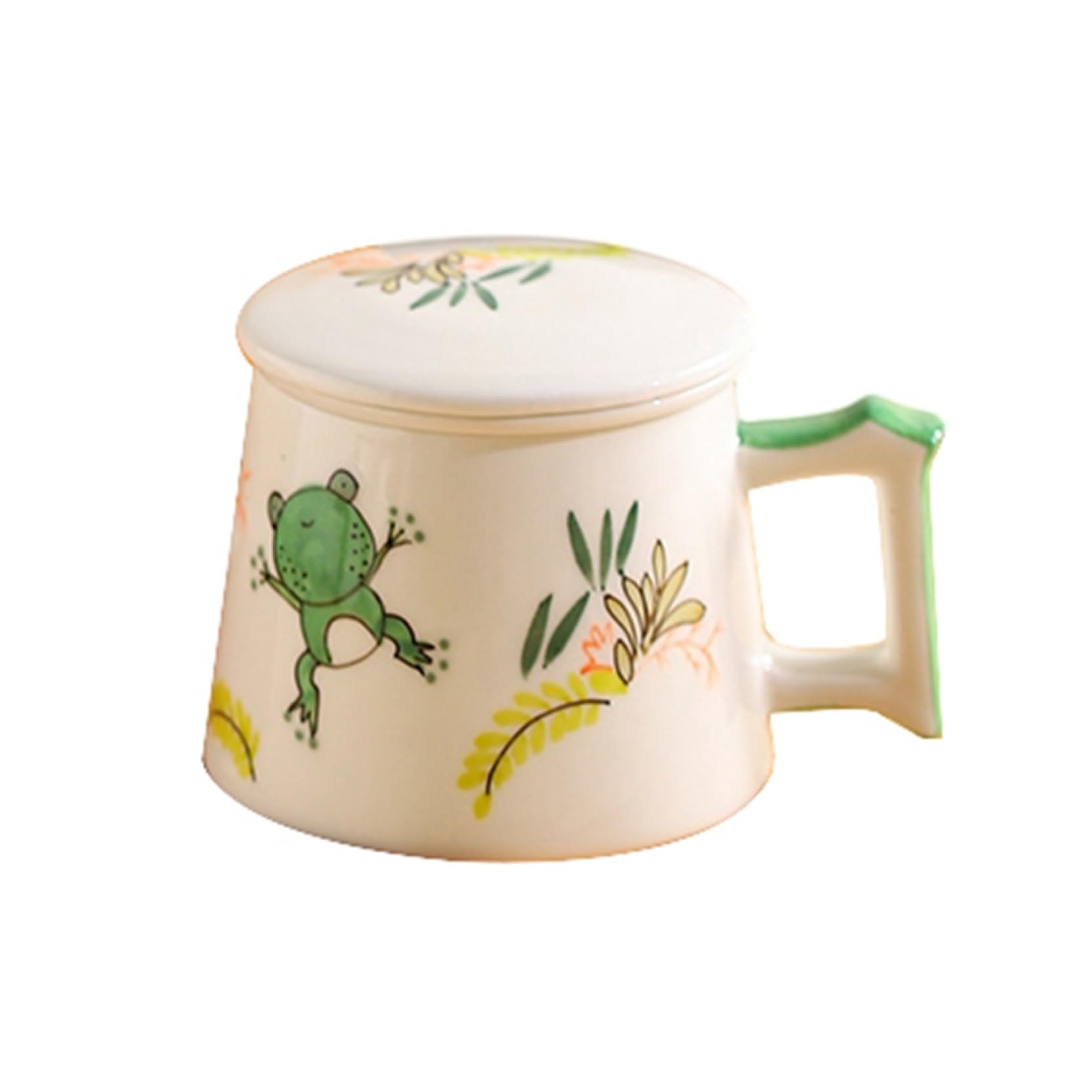 カエル取っ手付きマグカップ 3個セット