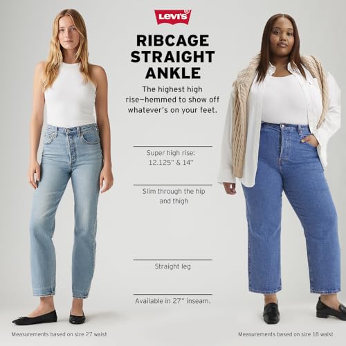 Image of Levi's Women's Ribcage Straight Ankle Jeans