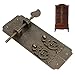 Ottjakin Vintage Chinese Style Cabinet Hardware – Antique Brass Door Handles and Bronze Drawer Pulls for Retro Home Decor – 5cm Plum Orchid Chrysanthemum Design