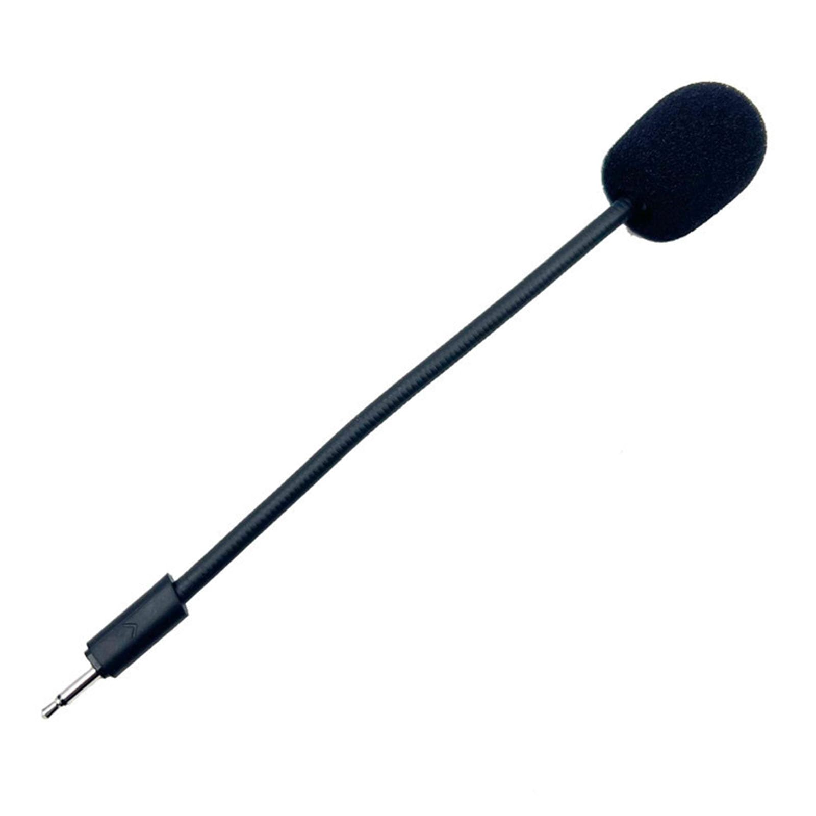 Micrófono Reemplazo para JBL Quantum 100(Q100) Auriculares,2.5mm Desmontable Quantum 100(Q100) Micrófono Game Boom w/Espuma