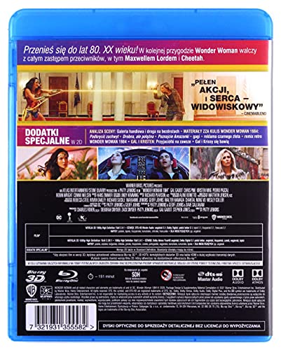 Wonder Woman 1984 [Blu-Ray]+[Blu-Ray 3D] [Region Free] (Audio español. Subtítulos en español)