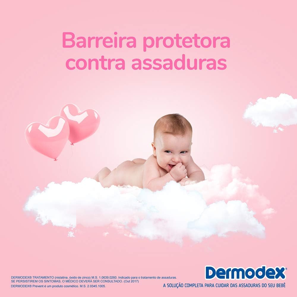 Kit Pomada para Prevenção de Assaduras Dermodex Prevent - 120g (2x60g)