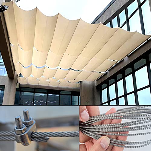 Voile d'ombrage extérieur en polyester étanche pour terrasse
