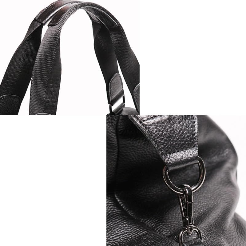 Leather Travel Bag for Men Suitable for Short Business Trips Single Shoulder Cross Body