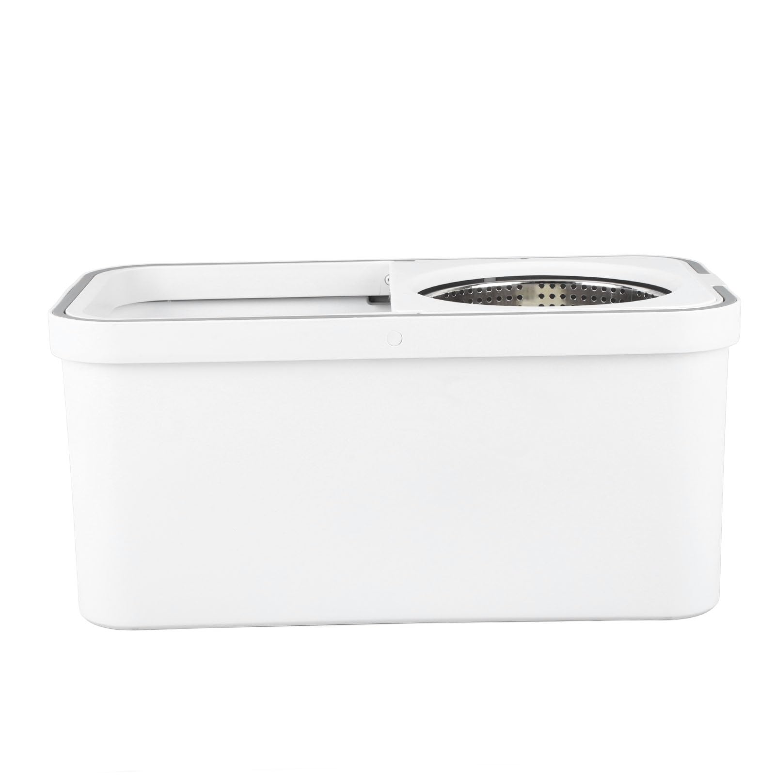Cubo de Trapeador Giratorio con Juego de Escurridor, de Limpieza de Piso con Cubo de Trapeador Giratorio de 360 ​​Grados con Cabezal de Microfibra y Mecanismo de Escurridor,