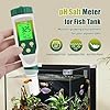 Yewhick pH Meter for Water Hydroponics, 5-in-1 pH TDS EC Salt Tester for Water Nutrient Solution, Simultaneous Display of pH EC Temp for DWC Reservoir Tank, Aeroponic Garden, Growing System #2