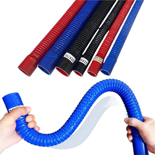 Tuyau d'admission d'air universel voiture raccord caoutchouc intercooler 65mm 1m