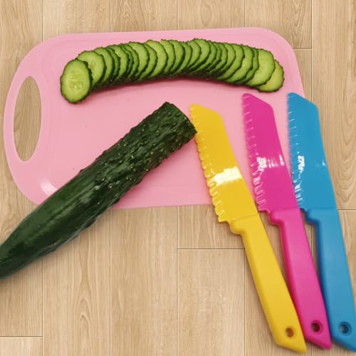 Set de 30 tablas y cuchillos de plástico para niños miniatura 4