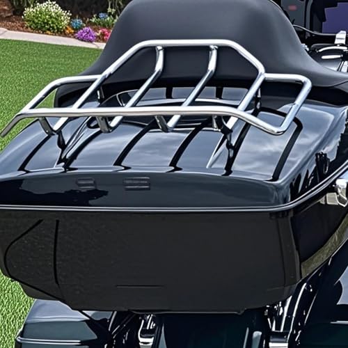 Haaifroe Tour Pack Luggage Rack Trunk Top Rack for Harley 1984-up Tour-Pak Touring Street Electra Road Glide King Ultra Limited, Chrome by haaifroe - Image 3