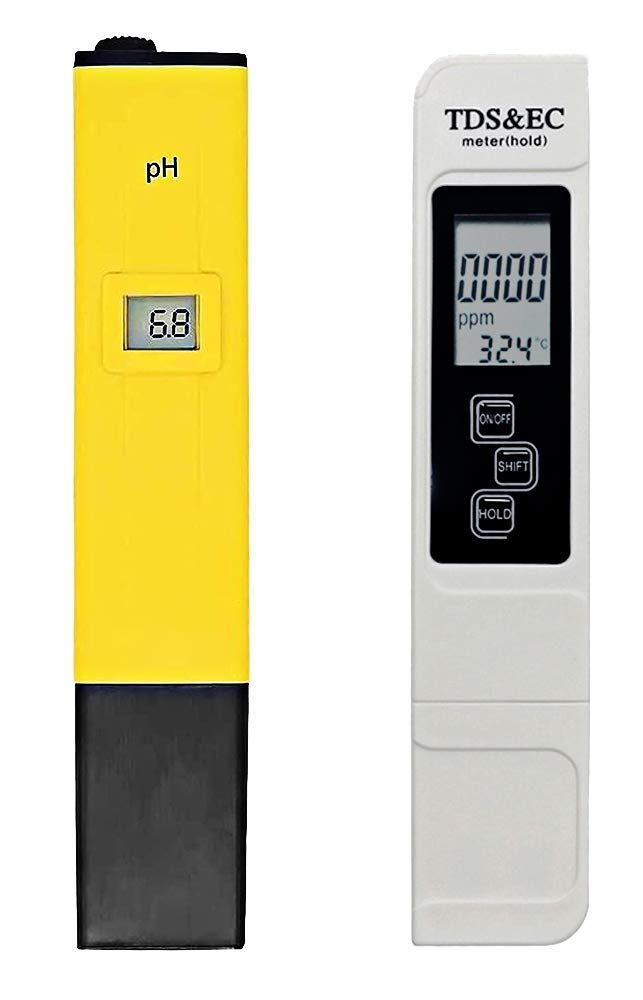 SOCHEP Water testing Meter Combo, PH METER + TDS&EC Meter (2 in 1) Combo, 0.05ph High Accuracy Pen Type pH Meter & +/- 2% Readout Accuracy TDS EC Temperature Meter-image-6