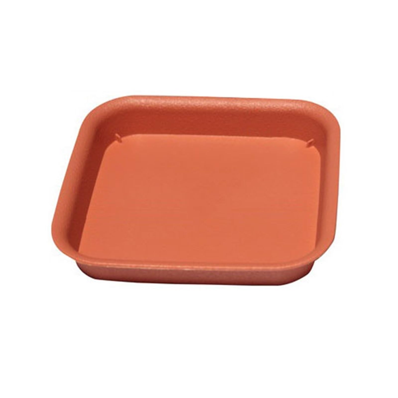 Kx9Lb8d plant saucer Square Flower Pot Trays Plant Saucer Base Home Garden Supplies 2Pcs flower pot saucer(Brick Red,XXX-Large)