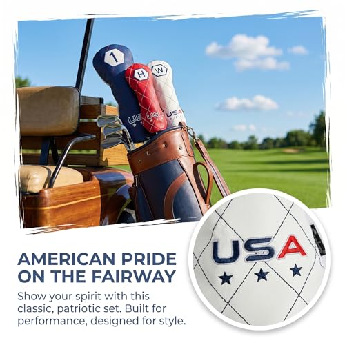 Sopkop USA Flag Embroidered Covers