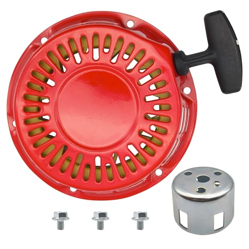 Image of Strongthium GX120 GX160 GX200 Recoil Starter Pull Start Assembly w /Cup RED