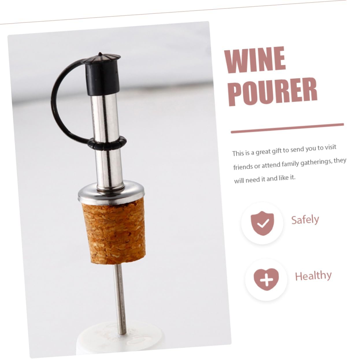 Amosfun 32pcs Reusable Wine Pourer Practical Wine Spout Stopper for Liquor Bottles Accessory for Parties and Gatherings