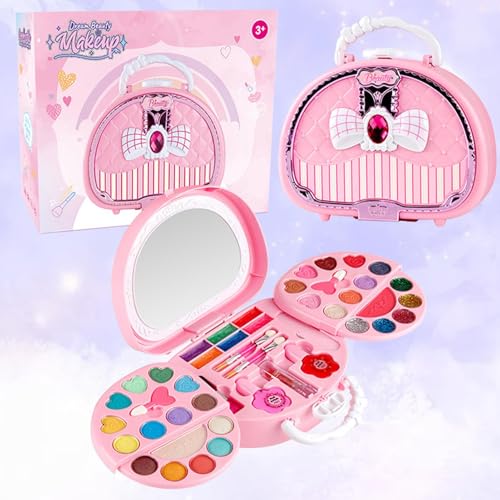 Jouets de maquillage roses réels pour offrir un cadeau d'anniversaire - 4