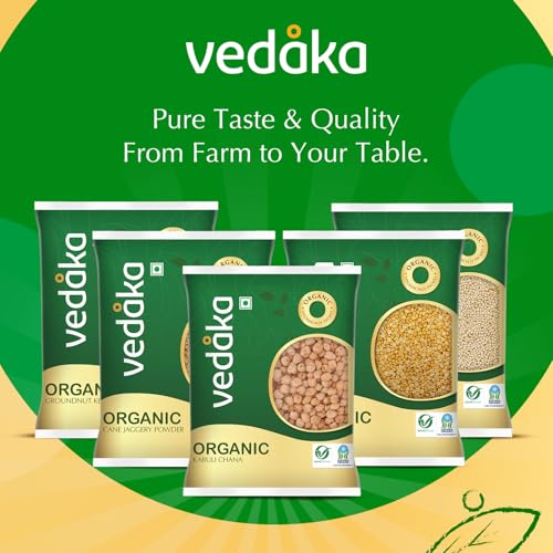 Image of Amazon Brand - Vedaka Organic Green Moong Whole | 1 Kg||Naturally Rich in Protein |Naturally Cholesterol free