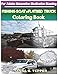 Produktbild FISHING BOAT+FLATBED TRUCK Coloring book for Adults Relaxation Meditation: Sketch coloring book Grayscale Pictures