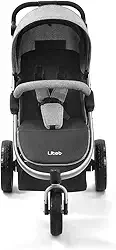 Carrinho Jogger Sway Tres Rodas 0-15kgs Preto com Cinza Litet - BB373