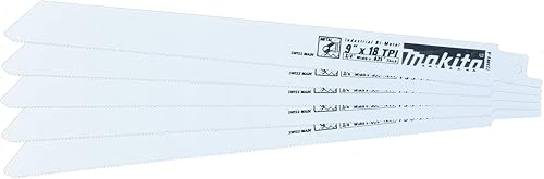 Makita - Paquete de 5 cuchillas bimetálicas de metal (723069-A-5)