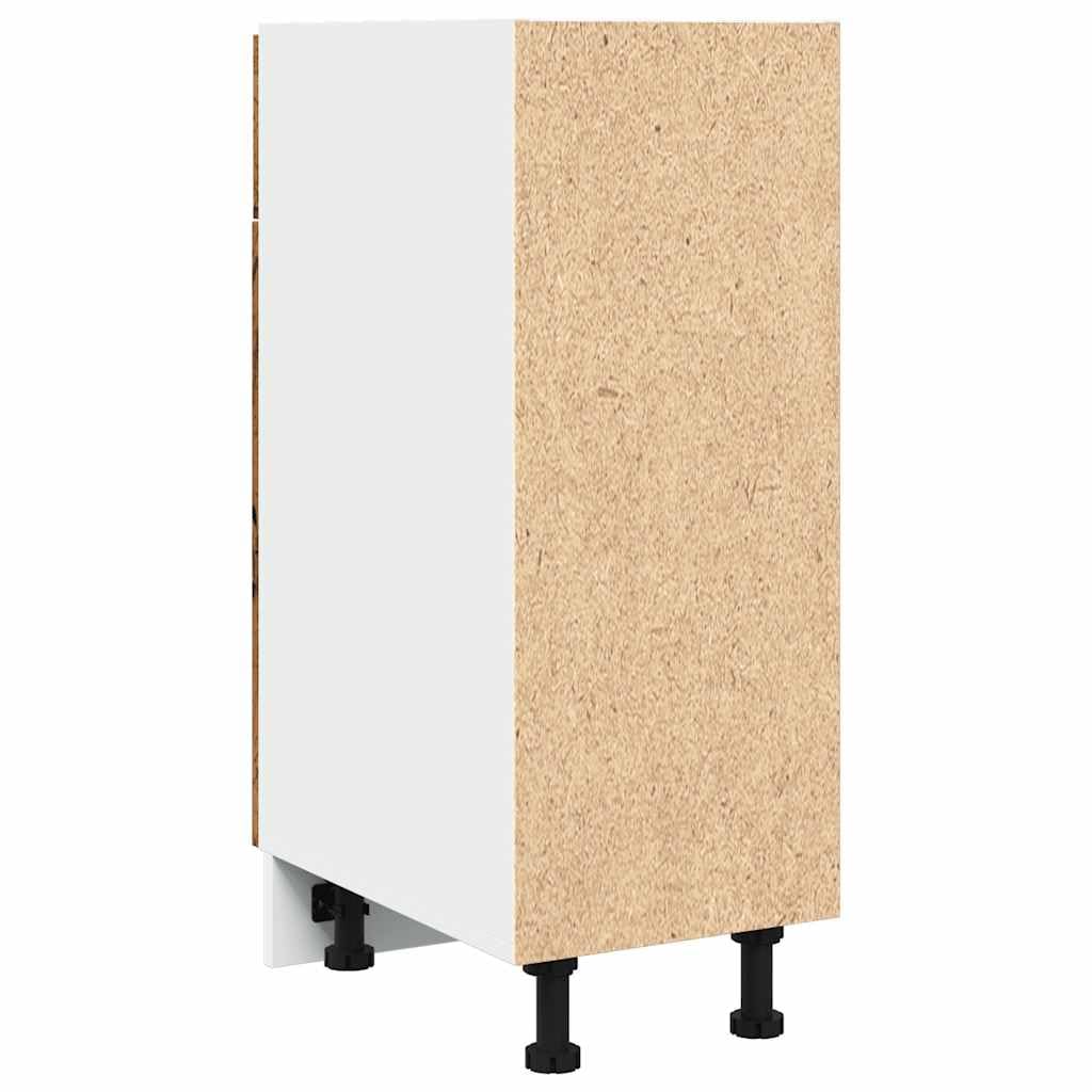 Lyon Schubunterschrank Altholz-Optik, 30x46x81,5 cm, Holzwerkstoff, Küchenschrank mit Schublade, Speisekammer-Lagerung, Küchenschrank