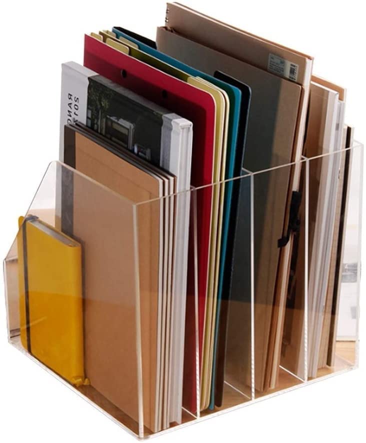 File Cabinet File Cabinets Filing Cabinet Transparent Color Plexiglass Magazine Rack Frame File Divider File Cabinets Display Stand Storage Box Office Supplies