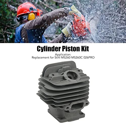 Kit de pistão de cilindro, dissipação de calor resistente ao envelhecimento de alta precisão 44 mm C