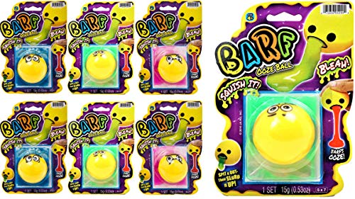 JA-RU Barf Slime Toy Squishy Stress Balls for Kids 5299-6p