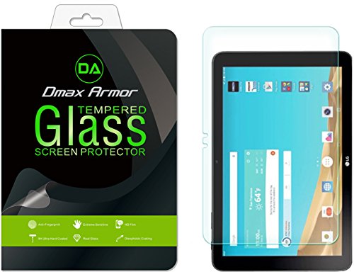 Dmax Armor for LG G Pad X 10.1 Screen Protector, [Tempered Glass] 0.3mm 9H Hardness, Anti-Scratch, Anti-Fingerprint, Bubble Free, Ultra-Clear