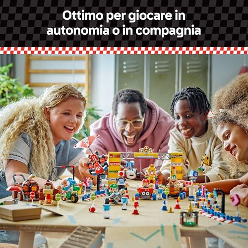 Super Mario Kart : Moto Yoshi, Giocattolo Interattivo da Costruire, Giochi d'Avventura per Bambini e Bambine da7 anni in su, Idea Regalo di Compleanno Nintendo da Collezione 72031 - Lego - Immagine 8