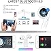 immagine 5Auricolari Bluetooth Senza fili TWS J18 Sport Auricolari Wireless Cuffie Senza Fili Resistente al Sudore 3D Stereo Controllo Touch Cuffie con Mic-Bianco