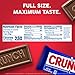 CRUNCH, Bulk 18 Pack, Milk Chocolate and Crisped Rice, Full Size Holiday Candy Bars, Stocking Stuffers, Individually Wrapped, 1.55 oz Each