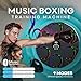 THRULK Music Boxing Machine - Punching Machine Wall Mounted - Electronic Target 9 Modes & 9 Speeds - Bluetooth Music Boxing Trainer for Adults and Kids with Boxing Gloves - Boxing Workout Equipment