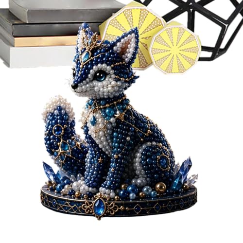 Arte bordado de cuentas de animales 3D para mesa y decoración de hogar