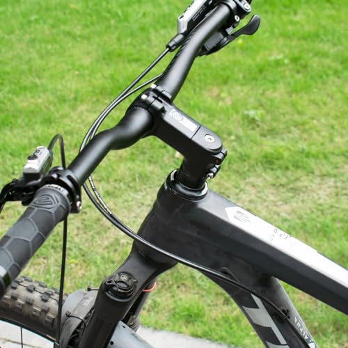 FIFTY-FIFTY Bike Stem with 31.8mm Bar Clamp, 7 Degree Aluminum Alloy Bicycle Handlebar Stem for 1-1/8" Steer Tube, Suitable for Mountain, Road, E-MTB (60mm)