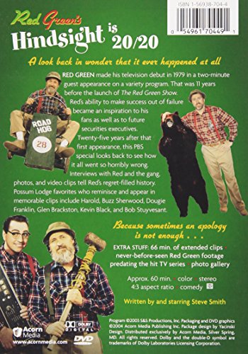 DVD de Red Green: Hindsight Is 20/20, edición original de comedia canadiense 3