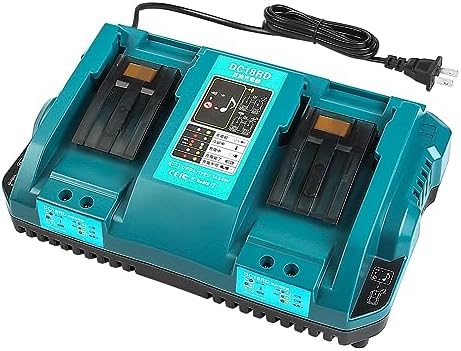 Amazon.co.jp: KPQ マキタDC18RD 2口充電 互換充電器 マキタ 18v 