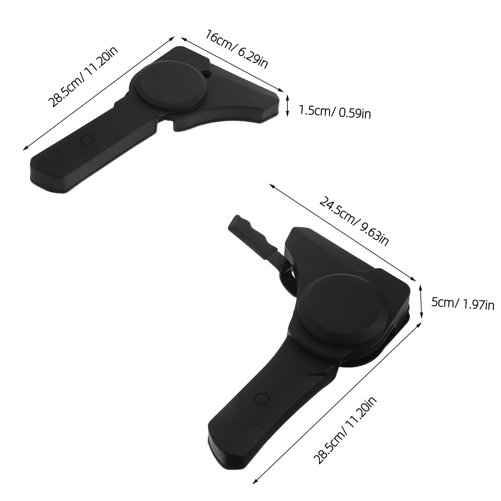 Regolatore Angolazione Sedia da Ufficio in Metallo 2 Pezzi, Dispositivo Multi-angolo Regolabile per Sedia Girevole, Accessorio Ricambio per Sedie da Scrivania Ergonomiche