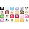 Copic Markers SB24 24-Piece Sketch Set, Basic