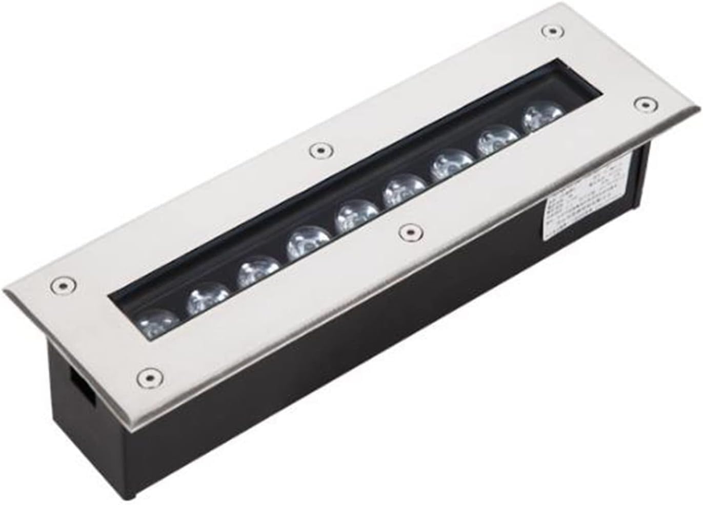 Rectangle LED Underground Light Garden Floor Light Recessed Buried Lamp IP67 Waterproof Landscape Lighting for Outdoor Stairs Yard Wall Washer AC85-265V (Color : Yellow, Size : 9W) ( Color : White , S