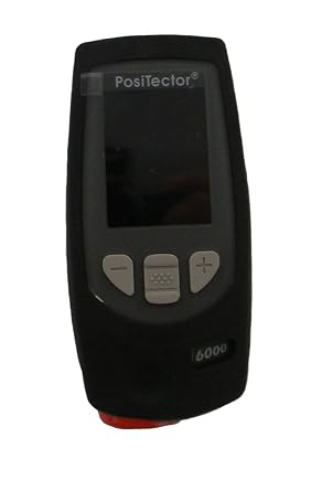 DeFelsko PosiTector 6000 Standard Coating Thickness Gauge with Ferrous/Non-Ferrous Combo Removable Built-in Probe, 0 - 60 mils Range
