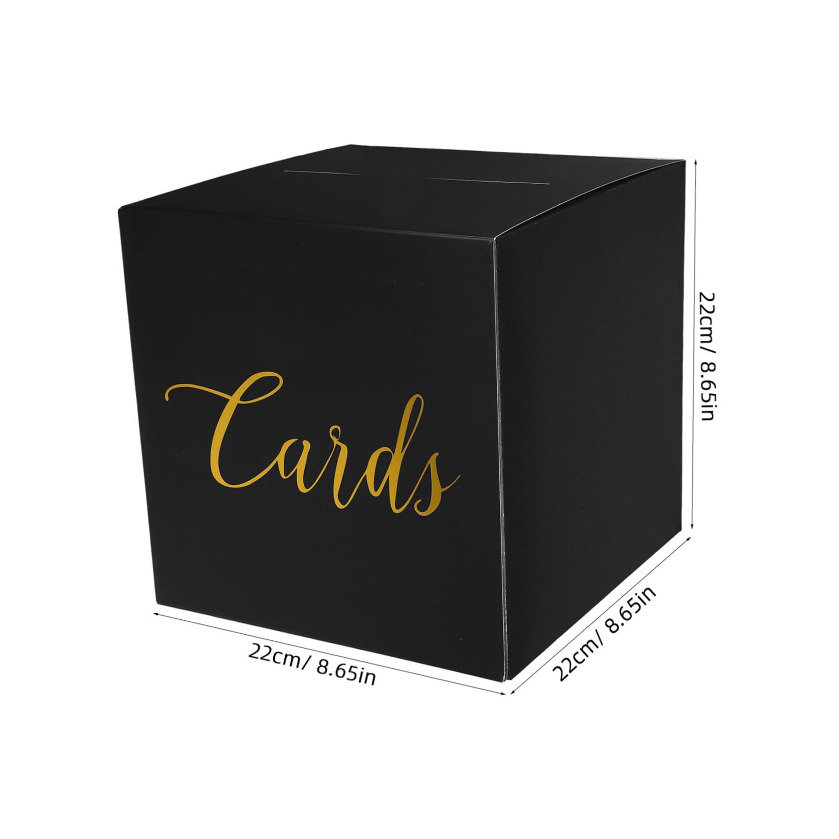 SOLUSTRE 4 Sätze Teiliges Hochzeitskartenbox aus Schwarze Geschenkbox für Hochzeit Empfang Gästewünsche Stilvolle Aufbewahrung Besonderer Karten und Erinnerungen