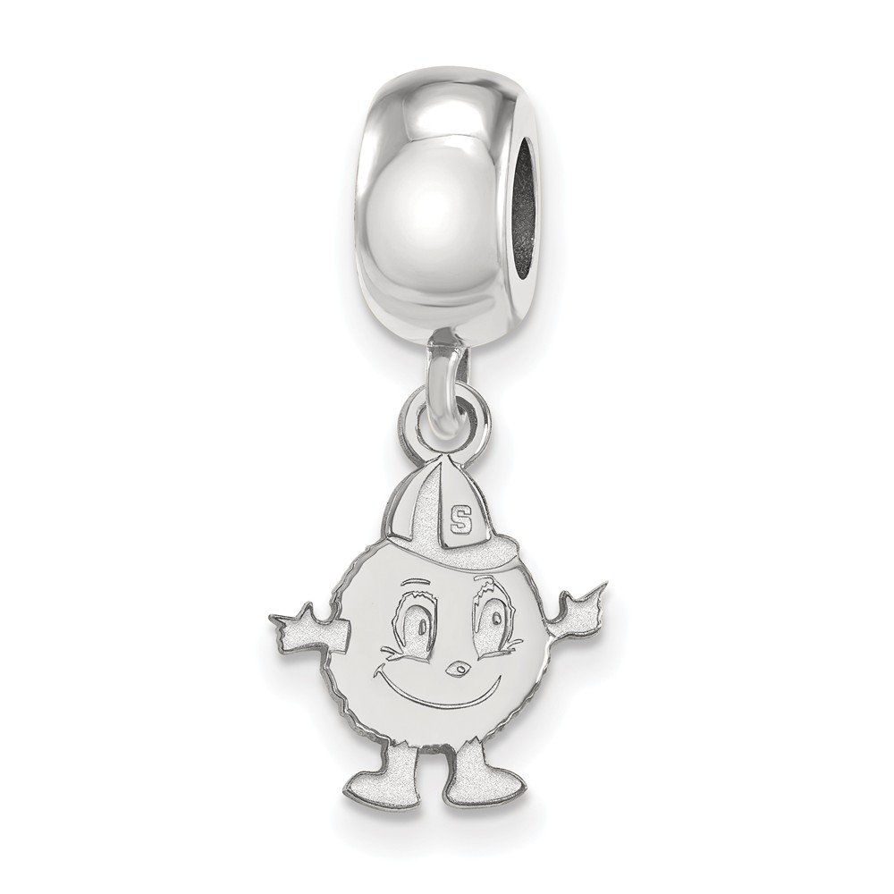 Syracuse Bead Charm Small (1/2 Inch) Dangle (Sterling Silver)