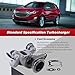 Turbocharger Kit 12685682 Upgrade Billet Impeller TD025 Turbo charger Compatible with 2016-2019 Chevy Cruze Turbo,Buick Encore 1.4L Turbocharger Replace 667-206,4918004075,4918004070